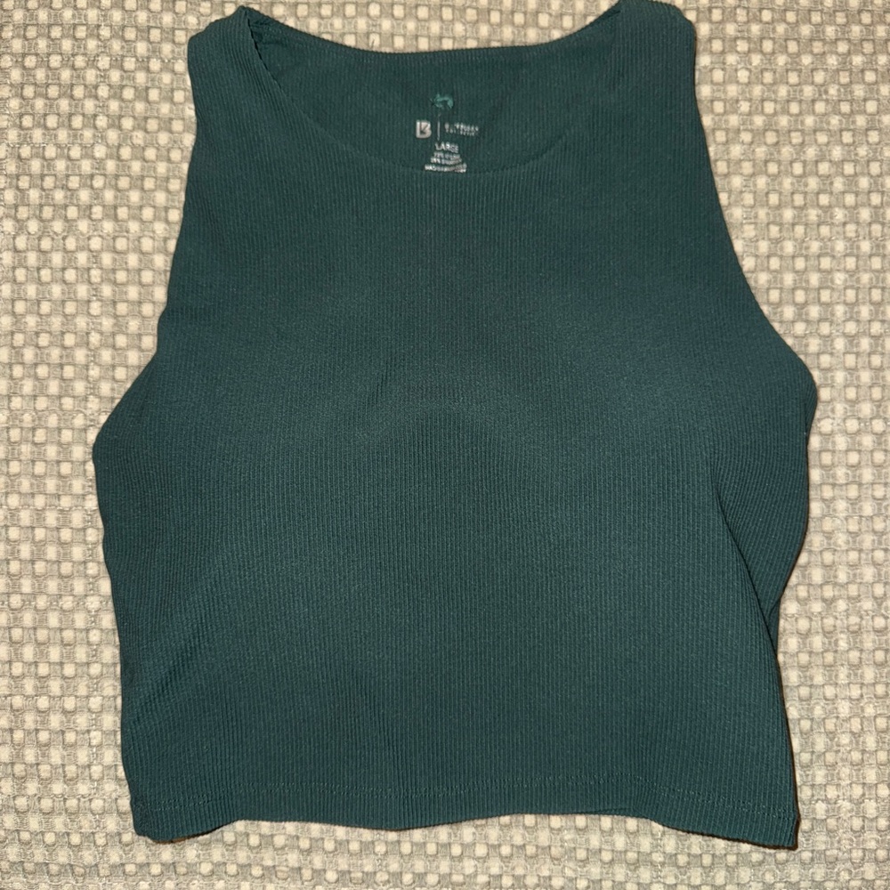 BuffBunny Dark Green Tank Top